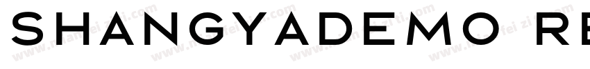 Shangyademo Regular字体转换